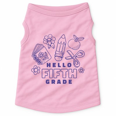 Hello Fifth Grade School Doggie Tank