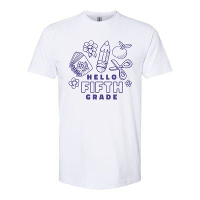 Hello Fifth Grade School Softstyle® CVC T-Shirt