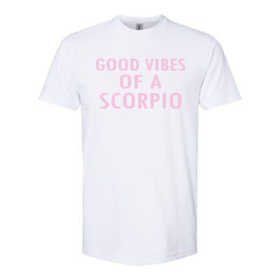 Horoscope Funny Gift Scorpio Zodiac Sign Gift Softstyle CVC T-Shirt