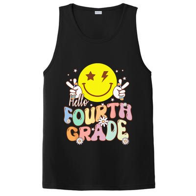 Hello Fourth Grade Funny Smile Face 4th Grade Back To School PosiCharge Competitor Tank