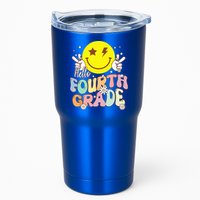 Hello Fourth Grade Funny Smile Face 4th Grade Back To School Tumbler