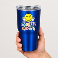 Hello Fourth Grade Funny Smile Face 4th Grade Back To School Tumbler