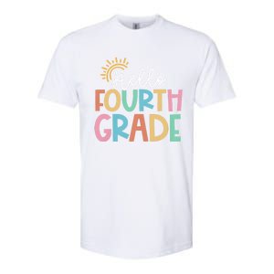 Hello Fourth Grade Team 4th Grade Back To School Teacher Softstyle CVC T-Shirt