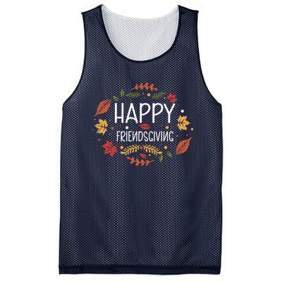 Happy Friendsgiving Gift Mesh Reversible Basketball Jersey Tank