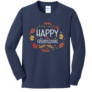 Happy Friendsgiving Gift Kids Long Sleeve Shirt