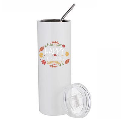 Happy Friendsgiving Gift Stainless Steel Tumbler