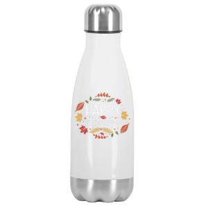 Happy Friendsgiving Gift Stainless Steel Insulated Water Bottle