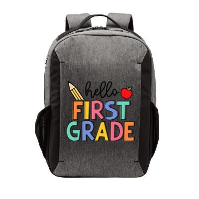 Hello First Grade Team 1st Grade Back To School Teacher Vector Backpack