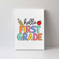 Hello First Grade Team 1st Grade Back To School Teacher Canvas