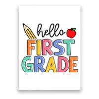 Hello First Grade Team 1st Grade Back To School Teacher Poster