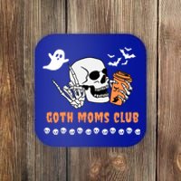 Halloween Funny Goth Moms Club Spooky Gothic Mom Mama Gift Coaster