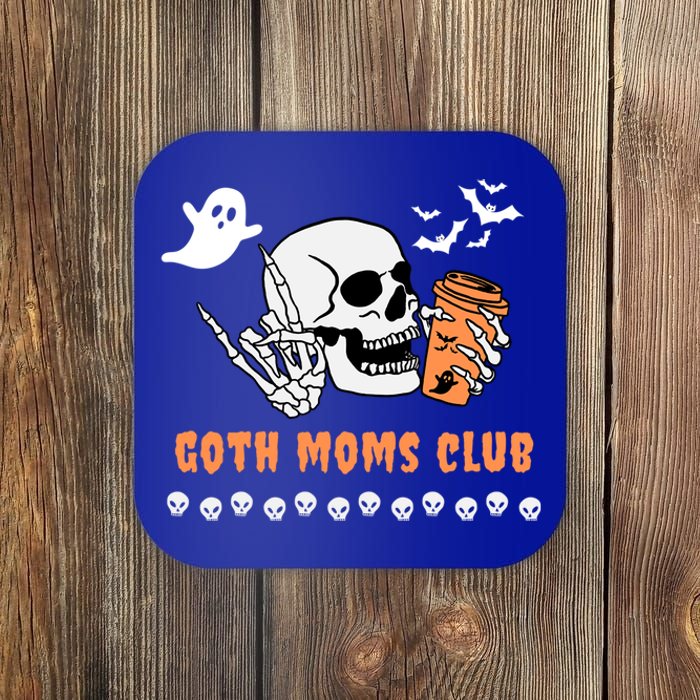 Halloween Funny Goth Moms Club Spooky Gothic Mom Mama Gift Coaster