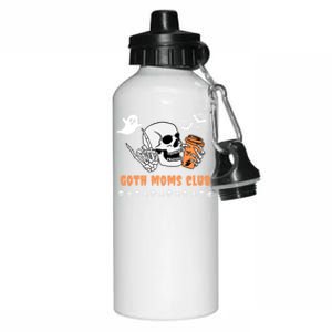 Halloween Funny Goth Moms Club Spooky Gothic Mom Mama Gift Aluminum Water Bottle