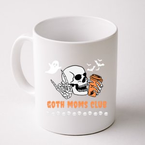 Halloween Funny Goth Moms Club Spooky Gothic Mom Mama Gift Coffee Mug