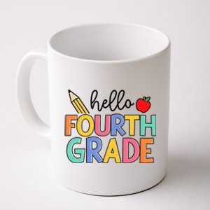 Hello Fourth Grade Team 4th Grade Back To School Teacher Coffee Mug