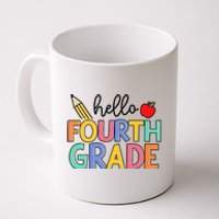 Hello Fourth Grade Team 4th Grade Back To School Teacher Coffee Mug