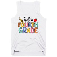 Hello Fourth Grade Team 4th Grade Back To School Teacher Tank Top