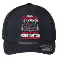 Heroic Fireman Gift Idea Retired Firefighter Flexfit Unipanel Trucker Cap