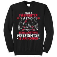 Heroic Fireman Gift Idea Retired Firefighter Sweatshirt