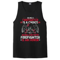 Heroic Fireman Gift Idea Retired Firefighter PosiCharge Competitor Tank