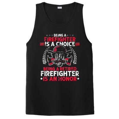 Heroic Fireman Gift Idea Retired Firefighter PosiCharge Competitor Tank