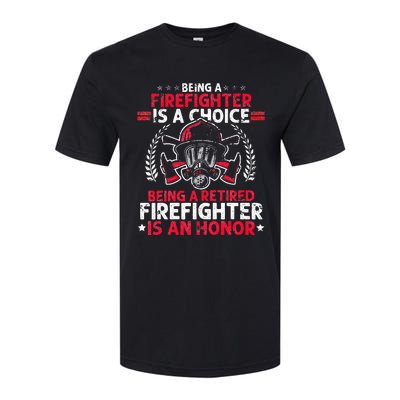 Heroic Fireman Gift Idea Retired Firefighter Softstyle CVC T-Shirt