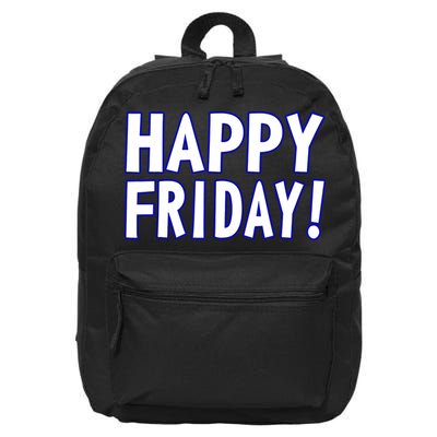 Happy Friday Gif Weekend Celebration Work Office 16 in Basic Backpack
