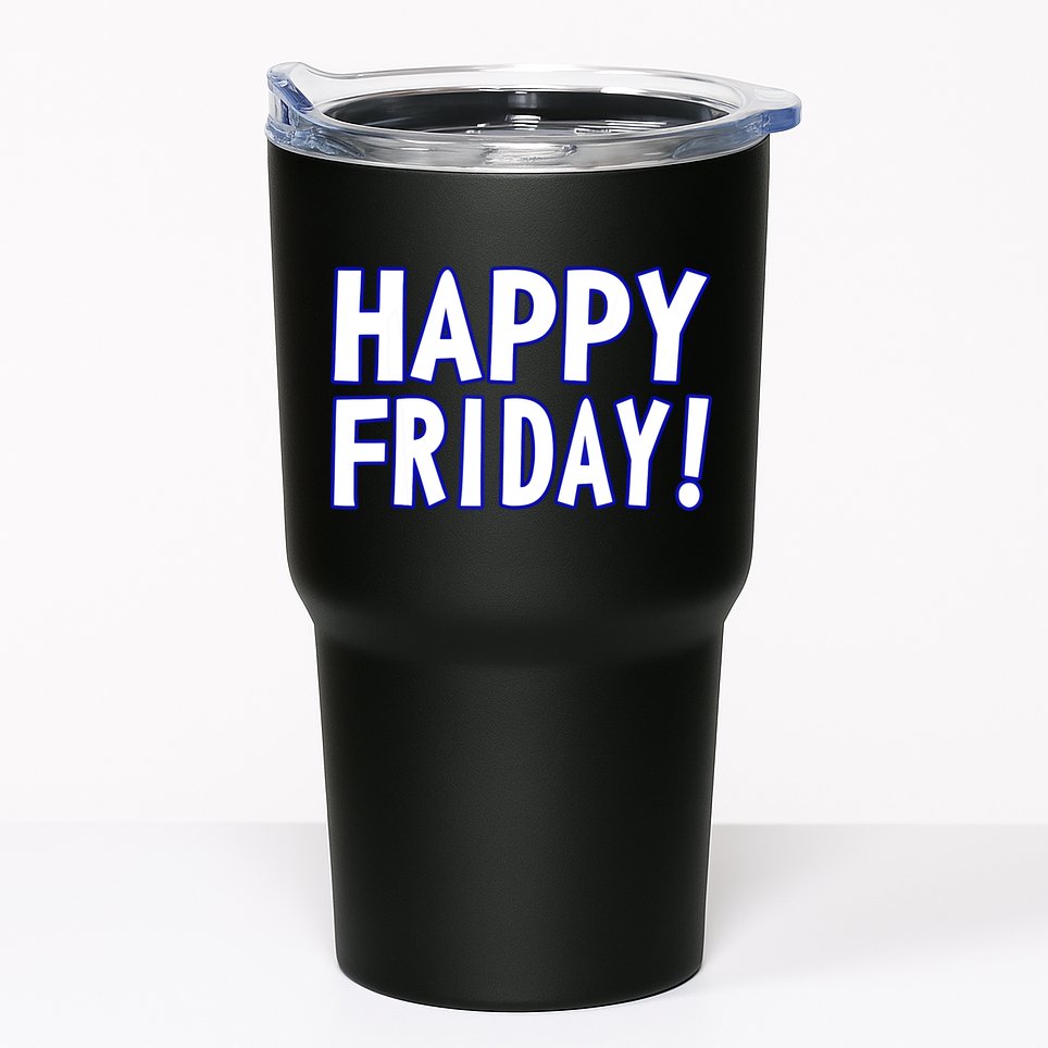 Happy Friday Gif Weekend Celebration Work Office Tumbler