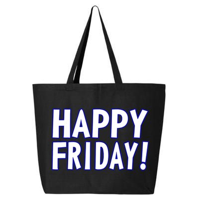 Happy Friday Gif Weekend Celebration Work Office 25L Jumbo Tote
