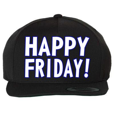 Happy Friday Gif Weekend Celebration Work Office Wool Snapback Cap