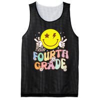 Hello Fourth Grade Funny Smile Face 4th Grade Back To School Mesh Reversible Basketball Jersey Tank