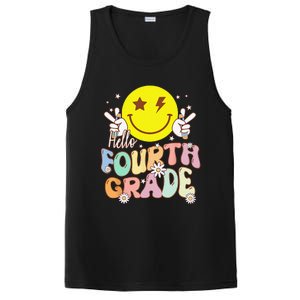 Hello Fourth Grade Funny Smile Face 4th Grade Back To School PosiCharge Competitor Tank