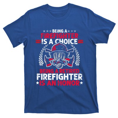 Heroic Fire Gift Idea Retired Firefighter Great Gift T-Shirt