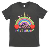 Hello First Grade Rainbow Back To School T-Shirt