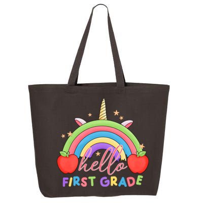 Hello First Grade Rainbow Back To School 25L Jumbo Tote