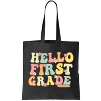 Hello First Grade Team 1st Grade Teacher Girl Back To School Tote Bag