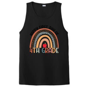 Hello Fourth Grade Rainbow First Day Of 4Th Grade Teacher Gift PosiCharge Competitor Tank