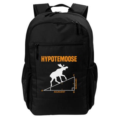 Hypotemoose Funny Geometry Hypotenuse Mathematics Teacher Daily Commute Backpack