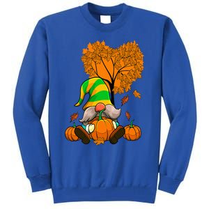 Happy Fall Gnome Autumn Thanksgiving Pumpkin Spice Season Tall Sweatshirt