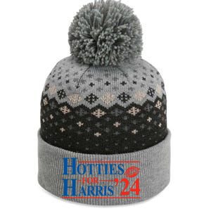 Hotties For Harris Kamala Harris For President 2024 The Baniff Cuffed Pom Beanie