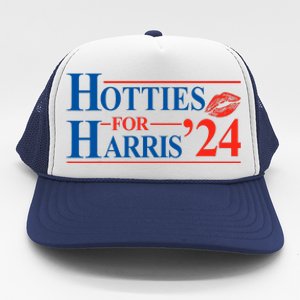 Hotties For Harris Kamala Harris For President 2024 Trucker Hat