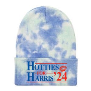 Hotties For Harris Kamala Harris For President 2024 Tie Dye 12in Knit Beanie