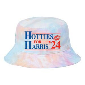 Hotties For Harris Kamala Harris For President 2024 Tie Dye Newport Bucket Hat