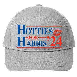 Hotties For Harris Kamala Harris For President 2024 7-Panel Snapback Hat