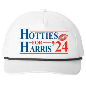 Hotties For Harris Kamala Harris For President 2024 Snapback Five-Panel Rope Hat