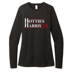 Hotties For Harris 2024 Funny Politcal Election Womens CVC Long Sleeve Shirt