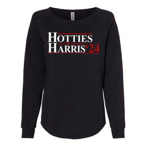 Hotties For Harris 2024 Funny Politcal Election Womens California Wash Sweatshirt