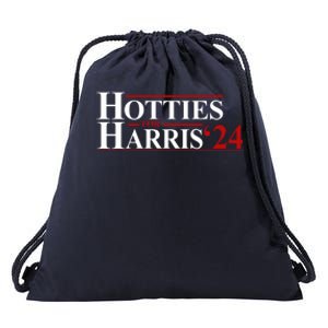 Hotties For Harris 2024 Funny Politcal Election Drawstring Bag