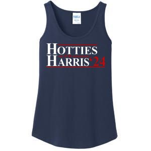 Hotties For Harris 2024 Funny Politcal Election Ladies Essential Tank