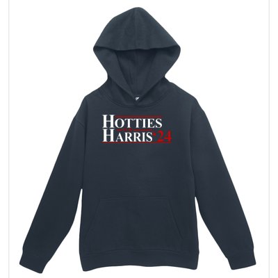 Hotties For Harris 2024 Funny Politcal Election Urban Pullover Hoodie